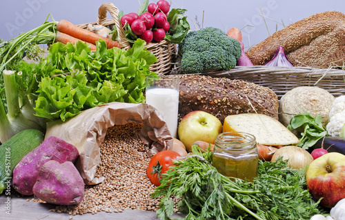 Photo: Concept of healthy foods Concept of healthy foods