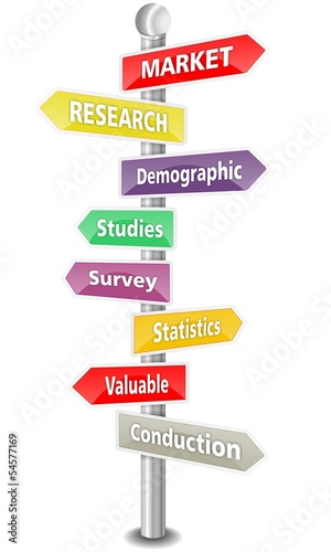 Vector: MARKET RESEARCH - word cloud colored signpost - NEW TOP TREND MARKET RESEARCH - word cloud colored signpost - NEW TOP TREND