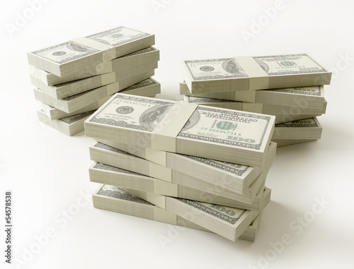 Illustration: Stack of $100 bills Stack of $100 bills