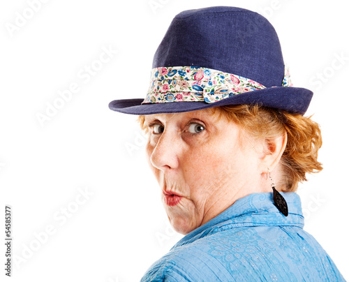 Photo: Mature Woman Surprised Mature Woman Surprised