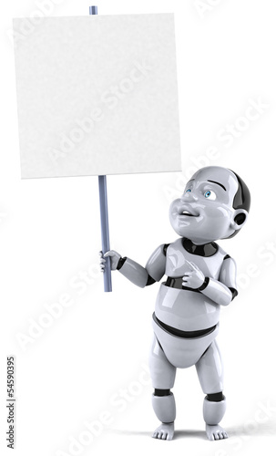 Illustration: Baby robot Baby robot