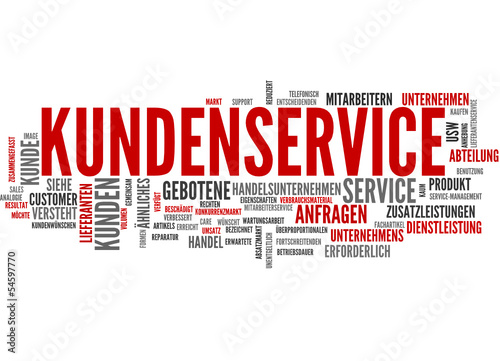 Vector: Kundenservice (Kundendienst, Service; Tagcloud) Kundenservice (Kundendienst, Service; Tagcloud)