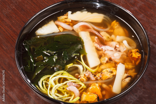 Photo: Japanese seafood soup Japanese seafood soup
