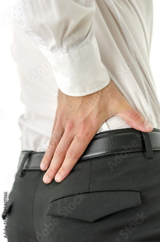 Photo: Lower back pain Lower back pain