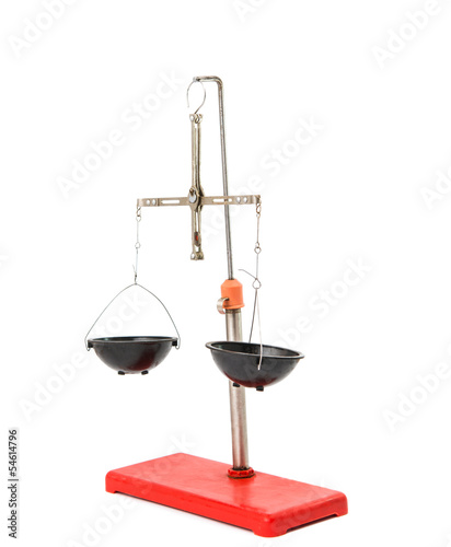 Photo: scales isolated scales isolated