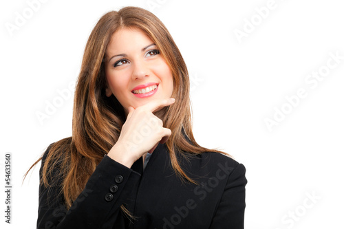 Photo: Thoughtful businesswoman Thoughtful businesswoman