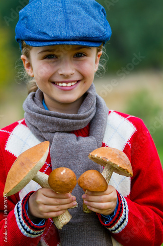 Photo: Mushrooms picking, season for mushrooms Mushrooms picking, season for mushrooms