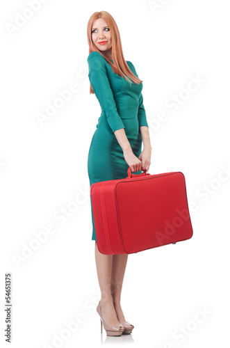 Photo: Young woman preparing for vacation Young woman preparing for vacation