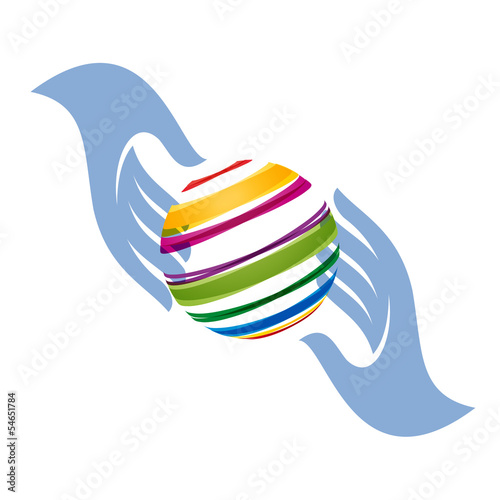 Vector: Vector Logo abstract spheres and planets Vector Logo abstract spheres and planets