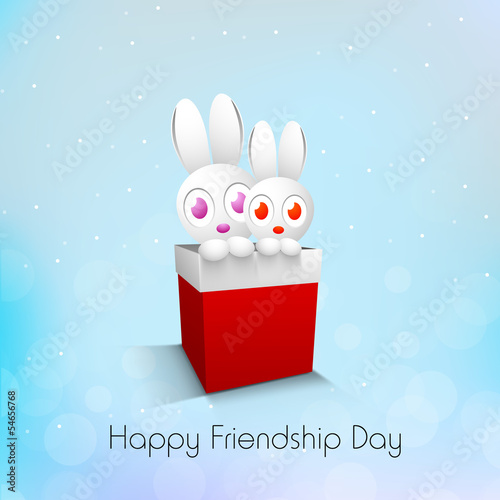 Illustration: Happy Friendship Day background or concept. Happy Friendship Day background or concept.