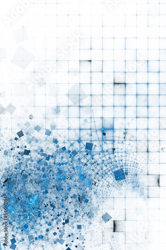 Illustration: Blue abstract background Blue abstract background