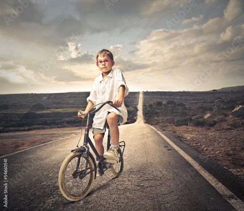 Photo: child on bike child on bike