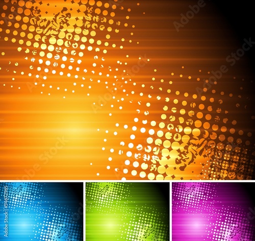 Vector: Abstract colourful grunge backgrounds Abstract colourful grunge backgrounds