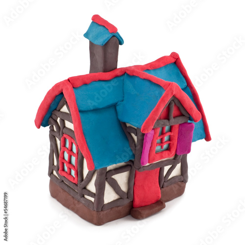 Photo: plasticine house plasticine house