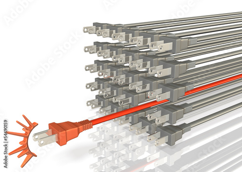 Illustration: Rendered image depicting the power cord bundled together Rendered image depicting the power cord bundled together