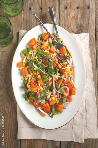 Photo: Mexican cuisine: Three Sisters Salad Mexican cuisine: Three Sisters Salad