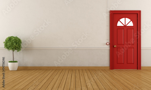 Illustration: Empty home entrance Empty home entrance