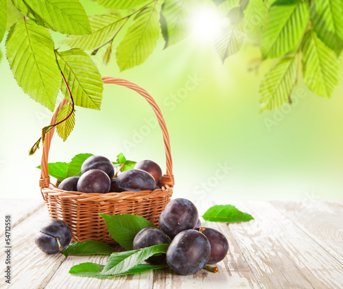 Photo: Fresh plums Fresh plums