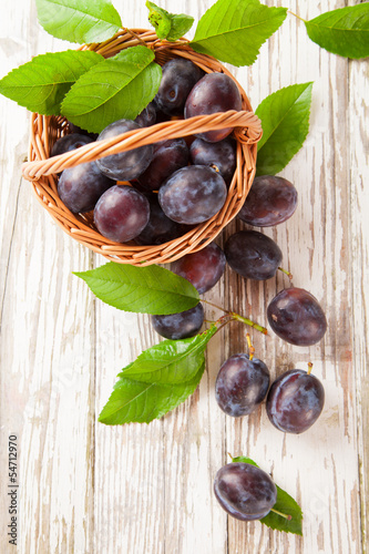 Photo: Fresh plums Fresh plums