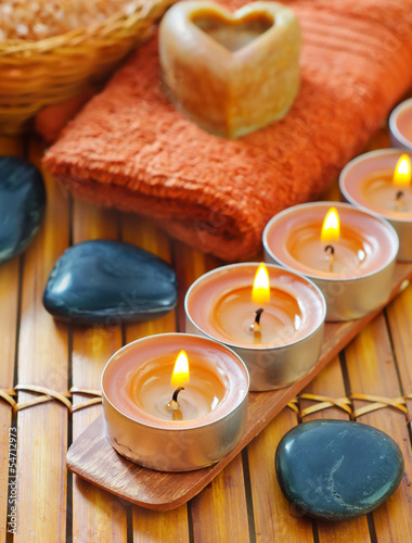 Photo: soap,salt and candles soap,salt and candles