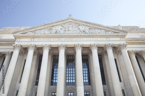 Photo: National Archives building in Washington DC National Archives building in Washington DC