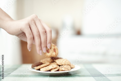 Photo: Taking cookie Taking cookie