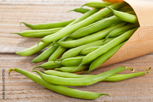 Photo: Organic pole beans Organic pole beans