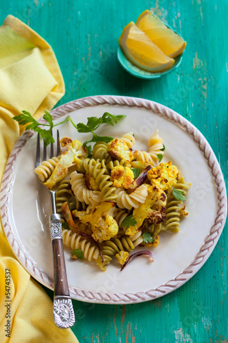 Photo: pasta with cauliflower pasta with cauliflower