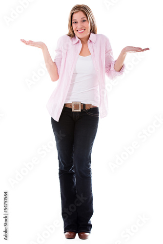 Photo: Hesitant woman Hesitant woman