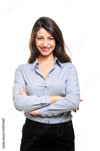 Photo: Smiling businesswoman Smiling businesswoman