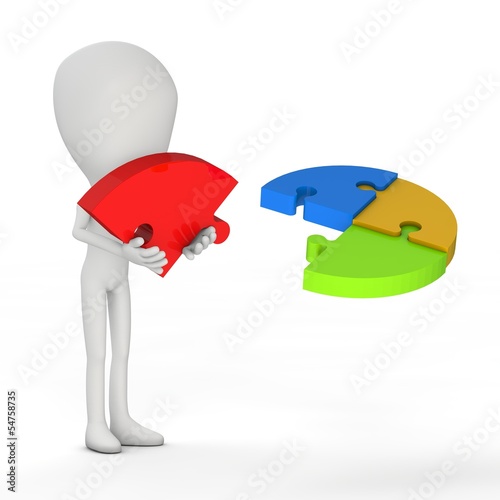 Illustration: puzzle tomi 3d puzzle tomi 3d