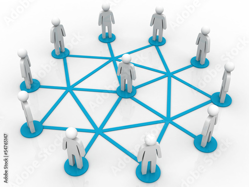 Illustration: Business Network Business Network