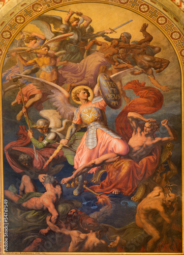 Photo: Vienna - Archangel Michael and war with the bad angels Vienna - Archangel Michael and war with the bad angels