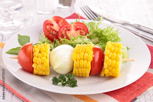 Photo: corn kebab corn kebab