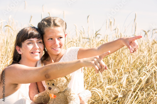 Photo: mother with her girl mother with her girl