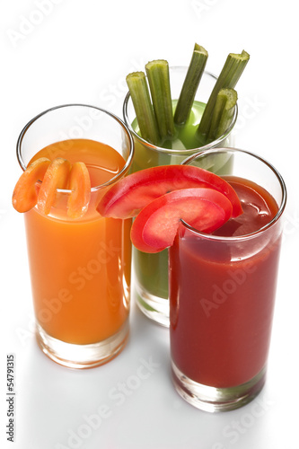 Photo: juice of carrots, celery and tomatoes juice of carrots, celery and tomatoes