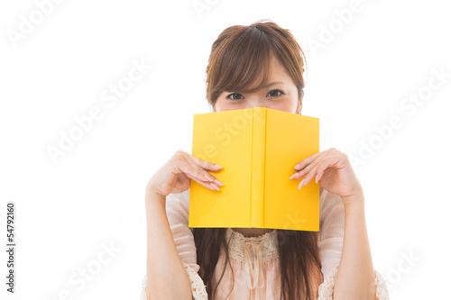 Photo: 本を読む女性 本を読む女性