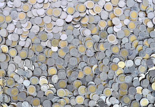Photo: Thai Baht Coins Thai Baht Coins