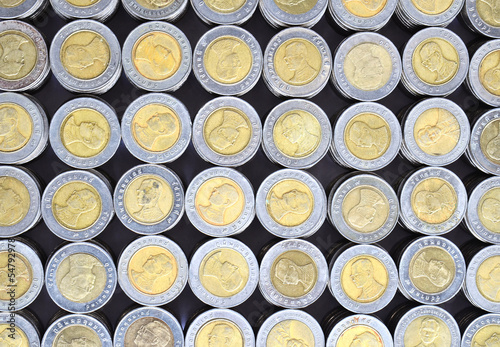 Photo: Thai Baht Coins Thai Baht Coins