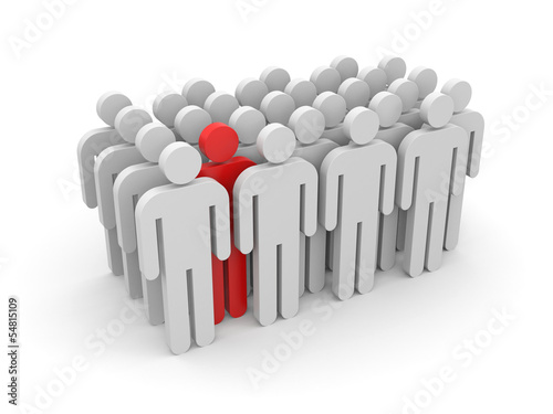 Illustration: Standing out from the crowd Standing out from the crowd