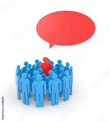 Illustration: Speaking out from the crowd Speaking out from the crowd