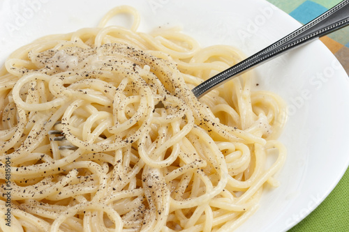 Photo: spaghetti cacio e pepe spaghetti cacio e pepe