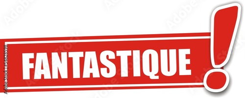 Vector: étiquette fantastique étiquette fantastique