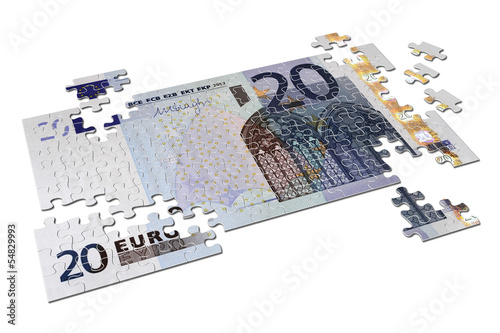 Illustration: Euro Puzzle_20_01 Euro Puzzle_20_01