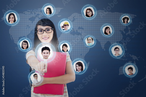 Photo: Social networking Social networking