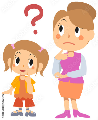Vector: Family - The mother daughter who thinks Family - The mother daughter who thinks