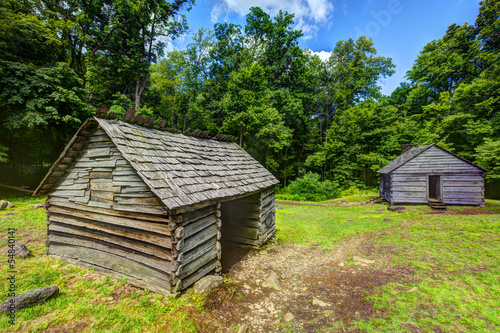 Photo: Log Cabins in the Great Smoky Mountains Log Cabins in the Great Smoky Mountains