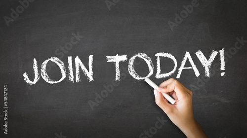 Photo: Join Today Chalk Illustration Join Today Chalk Illustration