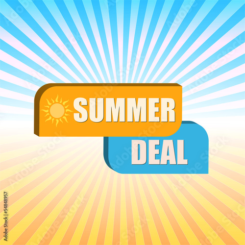 Illustration: summer deal over rays summer deal over rays