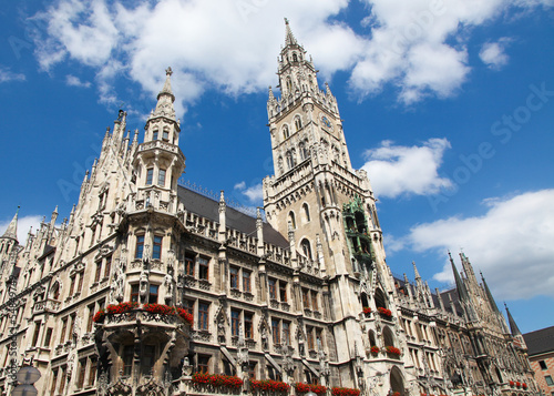 Photo: New City Hall in Munich (Munchen) New City Hall in Munich (Munchen)